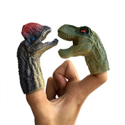 5PCS Realistic Dinosaur Finger Puppets Set Kids Role Playing Toy Tell Story Prop for Child Kids - 3 Otters