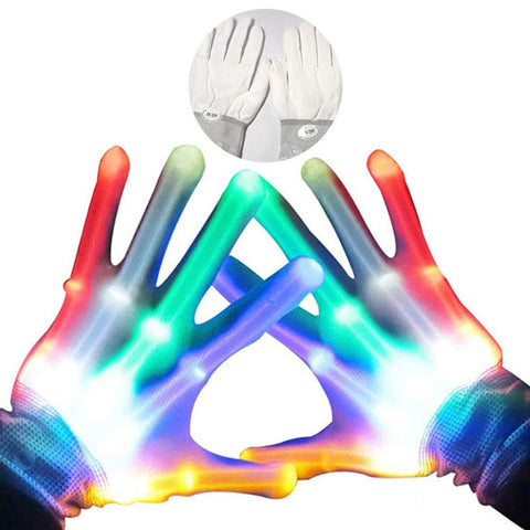 Led Gloves Lightshow Dancing Gloves for Clubbing，Dance Costumes Toys for 9-10 Year Old Boys - 3 Otters