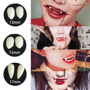 Halloween Party Cosplay Vampire Tooth, 3 Sizes Fake Teeth Horror False Teeth Dress Up Accessories - 3 Otters