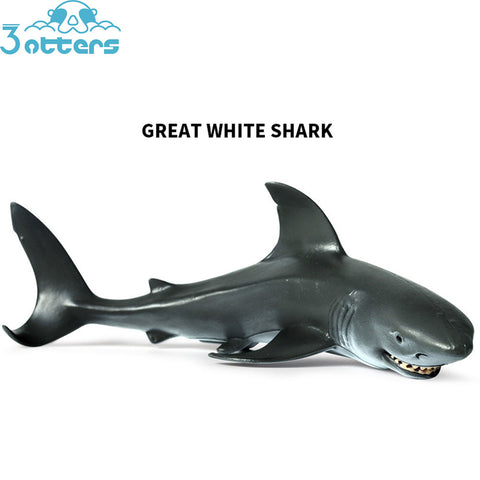 3otters Great White Shark Toys - 3 Otters