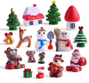 Fairy Garden Supplies Lovely Miniature Ornaments Fairy Garden Accessories Small Christmas Ornaments - 3 Otters