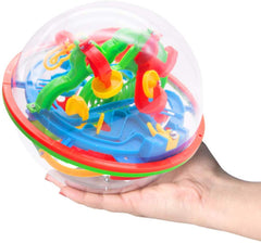 3D Maze Game with 138 Obstacles, Labyrinth Ball 3D Puzzle Toy Magical Maze Ball for Kids - 3 Otters