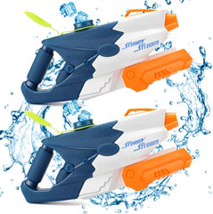 Water Guns for Kids, 2Pack Super Squirt Guns Water Blaster Set, Pool Toys for Kids Water Blaster Gun Beach Sand Outdoor Water Fighting Play Toys
