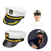 Sailor Captain Hat, Navy Marine Admiral Caps Yacht Costume with Random Accessory - 3 Otters