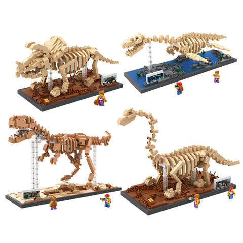 New Arrival Dinosaur Fossils Building Blocks