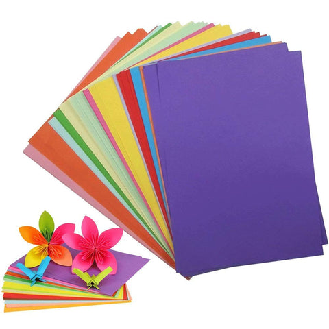 Color Copy Paper, Handmade Folding Paper Craft Origami Premium Quality Craft  paper for Arts and Crafts