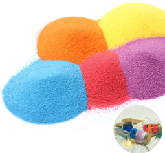 Art Sand, Craft Sand Scenic Sand Decor Colored Sand(10 Colors, Total 2.2 LB)