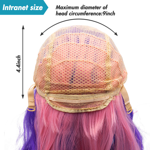 Rainbow Unicorn Horn Ears Wigs Halloween Costume Headpiece for Kids Girls Adults with Box Gift - 3 Otters