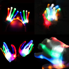 Led Gloves Lightshow Dancing Gloves for Clubbing，Dance Costumes Toys for 9-10 Year Old Boys - 3 Otters