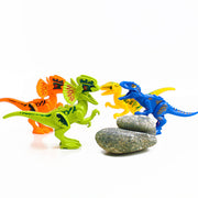 Dinosaur Building Blocks Toys for Kids, 14Pcs Inspired Dinosaur Puzzle Blocks - 3 Otters