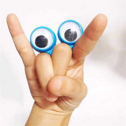 3 otters Eyeball Ring, 25 PCS Eye Finger Puppets Eye Monster Finger Kid Easter Toys - 3 Otters