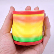 Rainbow Magic Spring, 12 PCS Colorful Rainbow Neon Plastic Spring Toy - 3 Otters