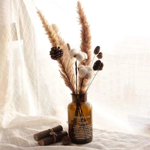 Natural Pine Cones, Lodge Pole Decorative Fall Winter Holiday Home Decor Vase Filler, Christmas Tree Ornaments,18 PCS - 3 Otters