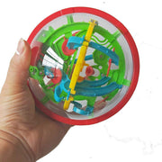 Maze Ball, 3D Magic Puzzle Game Flying Saucer Development with 100 Challenging Barriers Education Toy Children Toys - 3 Otters