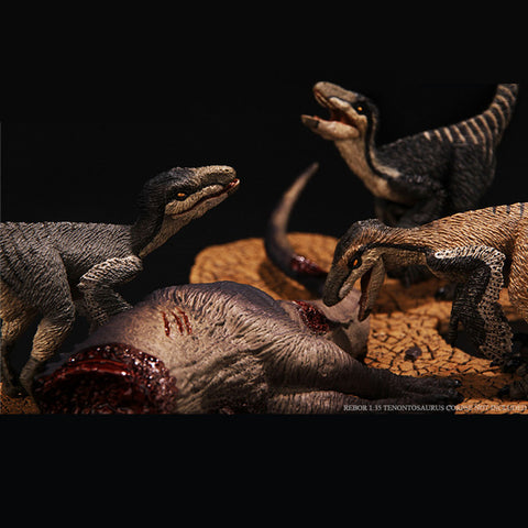 3otters Tenontosaurus remains model