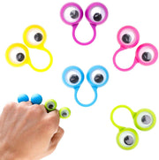 3 otters Eyeball Ring, 25 PCS Eye Finger Puppets Eye Monster Finger Kid Easter Toys - 3 Otters