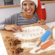 Kids Size Wooden Handle Rolling Pin - 3 Otters