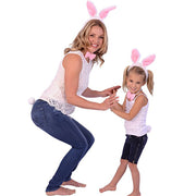 Plush Bunny Ears Hairbands, Cute Bunny Headband Halloween Bunny Ears Hairbands for Party Decoration Party Favor, 6 PCS - 3 Otters