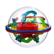 Maze Ball, 3D Magic Puzzle Game Flying Saucer Development with 100 Challenging Barriers Education Toy Children Toys - 3 Otters