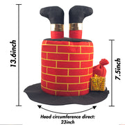 Plush Santa Chimney Hat - 3 Otters
