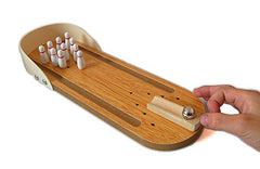 Mini Bowling, Wooden Desktop Tabletop Bowling Indoor Bowling Toy Classic Desk Ball Board Toy