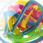 Maze Ball, 3D Magic Puzzle Game Flying Saucer Development with 100 Challenging Barriers Education Toy Children Toys - 3 Otters