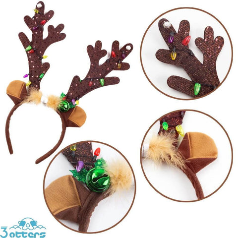 Antler Halloween Headband - 3 Otters