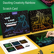 3otters Dazzling Creativity Rainbow Scratch Card