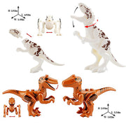 Dinosaur Building Blocks Toys for Kids, 14Pcs Inspired Dinosaur Puzzle Blocks - 3 Otters