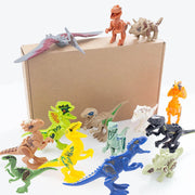 Dinosaur Building Blocks Toys for Kids, 14Pcs Inspired Dinosaur Puzzle Blocks - 3 Otters