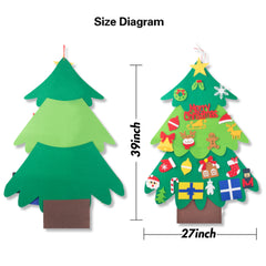 Felt Christmas Tree for Toddlers - 3 Otters