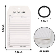 Planner Notepad，Creative Stationery Linked Schedule, Daily Plan and Habit Tracker, Improve Planning and Action, 50 pages a book, 3.15*5.51 inch - 3 Otters