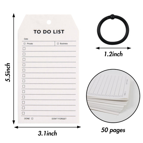 Planner Notepad，Creative Stationery Linked Schedule, Daily Plan and Habit Tracker, Improve Planning and Action, 50 pages a book, 3.15*5.51 inch - 3 Otters