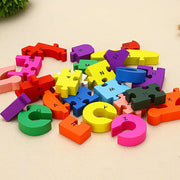 Children Wood Jigsaw Puzzles, Alphabet & Number & Animal Blocks Puzzle - 3 Otters