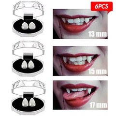 Halloween Party Cosplay Vampire Tooth, 3 Sizes Fake Teeth Horror False Teeth Dress Up Accessories - 3 Otters
